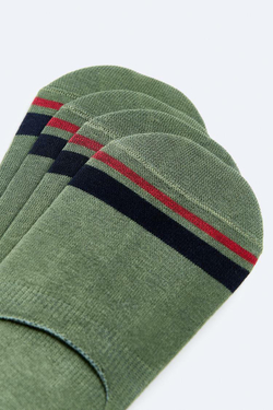 ZARA 4 УПАКОВКИ НОСКОВ БЕЗ ПОКАЗА, ЗЕЛЕНЫЙ