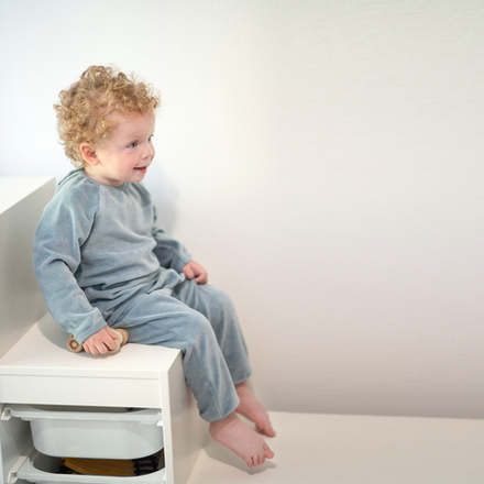 Велюровый комплект Mjölk Baby Blue, уценка