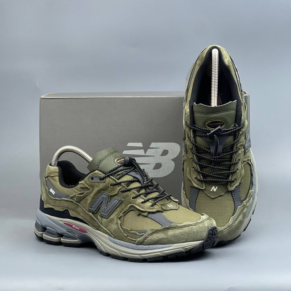 Кроссовки NB 2002R GoreTex  #353 (хаки)