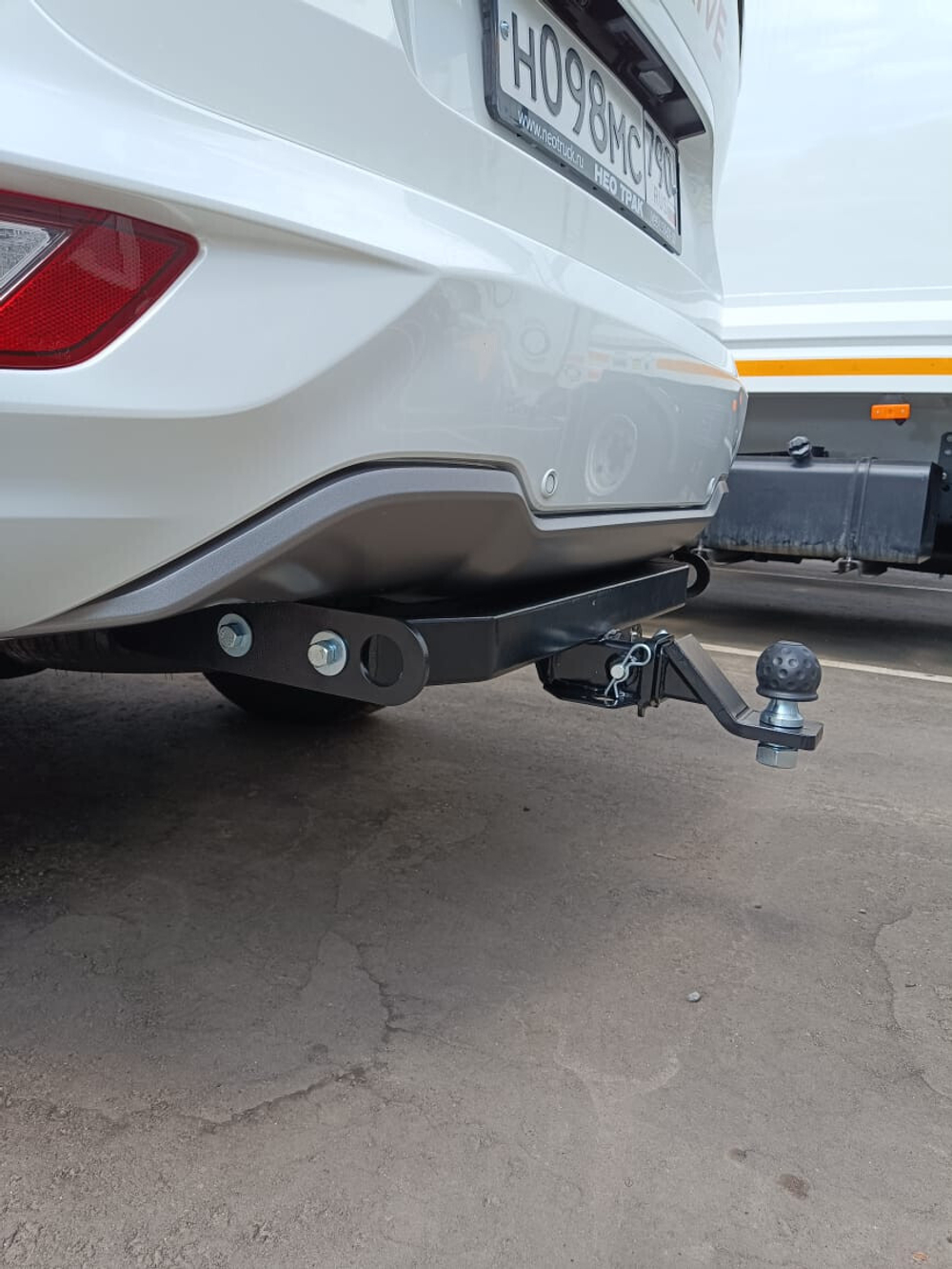 Фаркоп с элект. Smart, на Isuzu MU-X FA 0330-E (с 2020 г.в.) (паспорт и сертификат в комплекте) Бизон