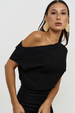 Топ драпировка шелк креш