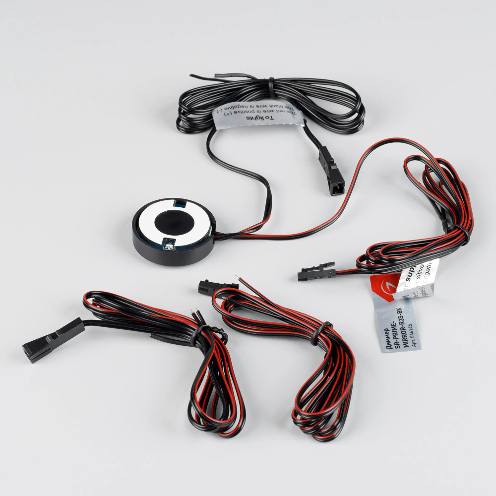 Диммер SR-PRIME-MIRROR-R35-BK (12-24V, 48-96W, PROXIMITY SENSOR) (Arlight, IP20 Пластик, 2 года) 046145