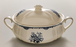 Zara Home блюдо сервировочное из фаянса, цвет синий, 35.5 см