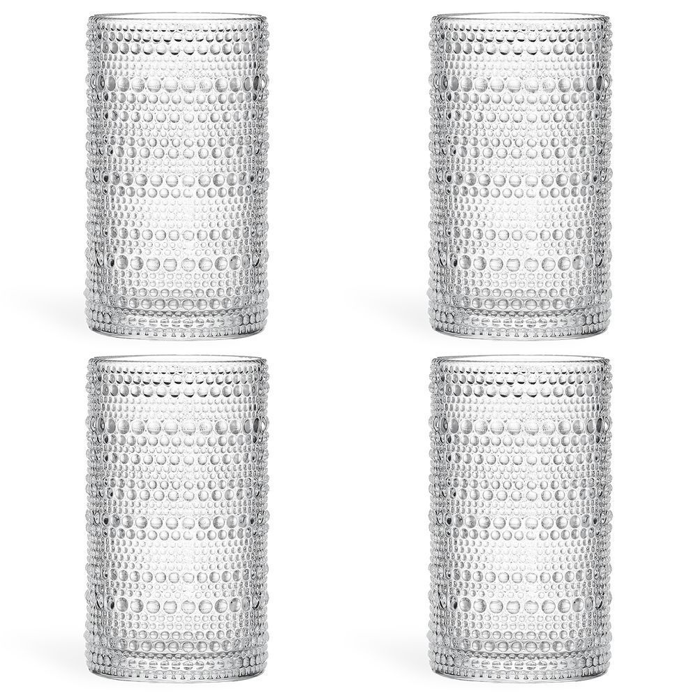 НАБОР СТАКАНОВ "BUBBLES" 4 ШТ. 460 МЛ /14 СМ