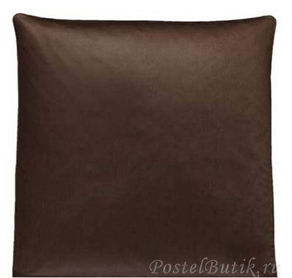 Наволочка 70x70 Elegante Basic коричневая