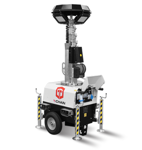 TRIME X-CHAIN ANTI-GLARE (антиблик) 4X150W LED 7M электрическая осветительная вышка