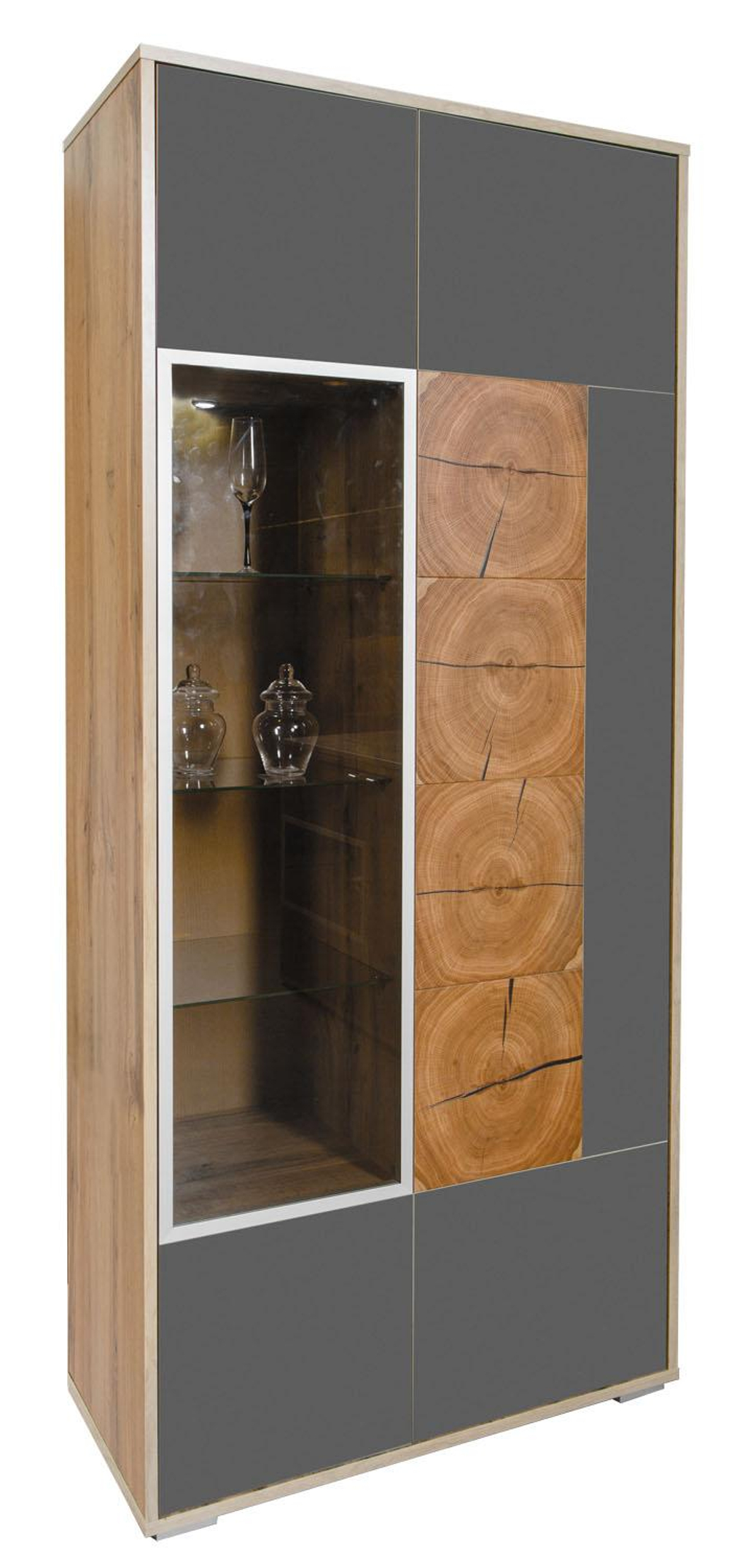 Шкаф с витриной «Гелиос» П550.01 - SALE