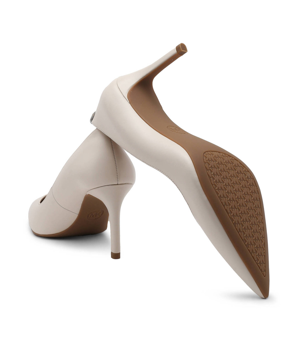 Кожаные туфли на шпильках ALINA Michael Kors - кремовый(40F2HNMP2L)