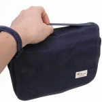 Косметичка - органайзер «Classic», цвет синий, в склад. виде 20*24*9, в расклад. виде 42*24*9см (несессер)