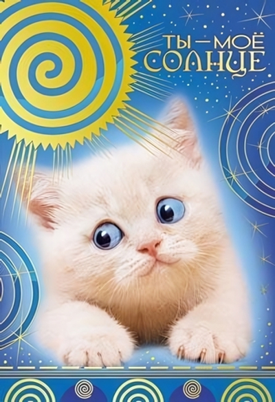 Открытка "Ты - мое солнце" 12*18 см (Сфера)