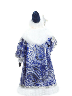 Фарфоровая кукла Дед Мороз под ёлку. Новогодний сувенир ручной работы