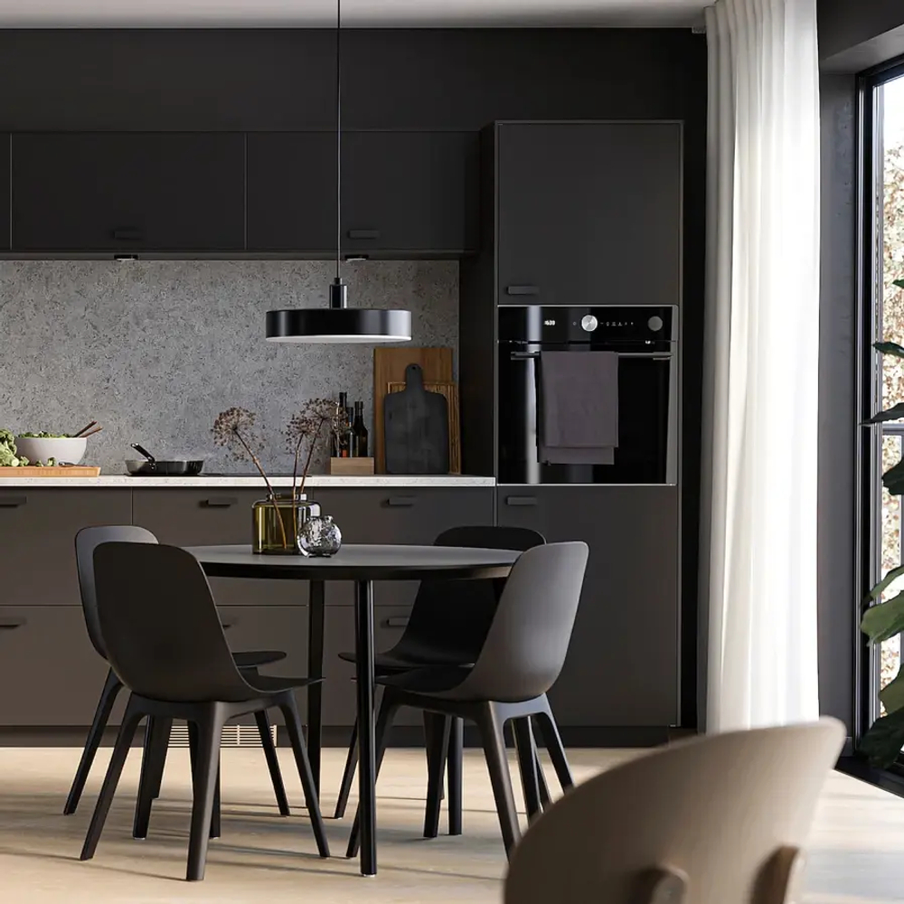 Панель - NICKEBO IKEA/ МОРТВИКЕН   ИКЕА,  80х45 см, черный