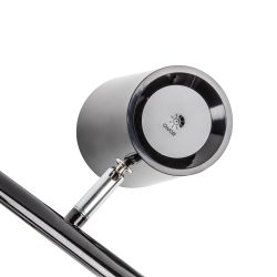 ULM-T600 2х6W-4500K-DIM BLACK Торшер напольный светодиодный. 2х6W. Сенсорный выключатель. Диммер. Черный. ТМ Uniel