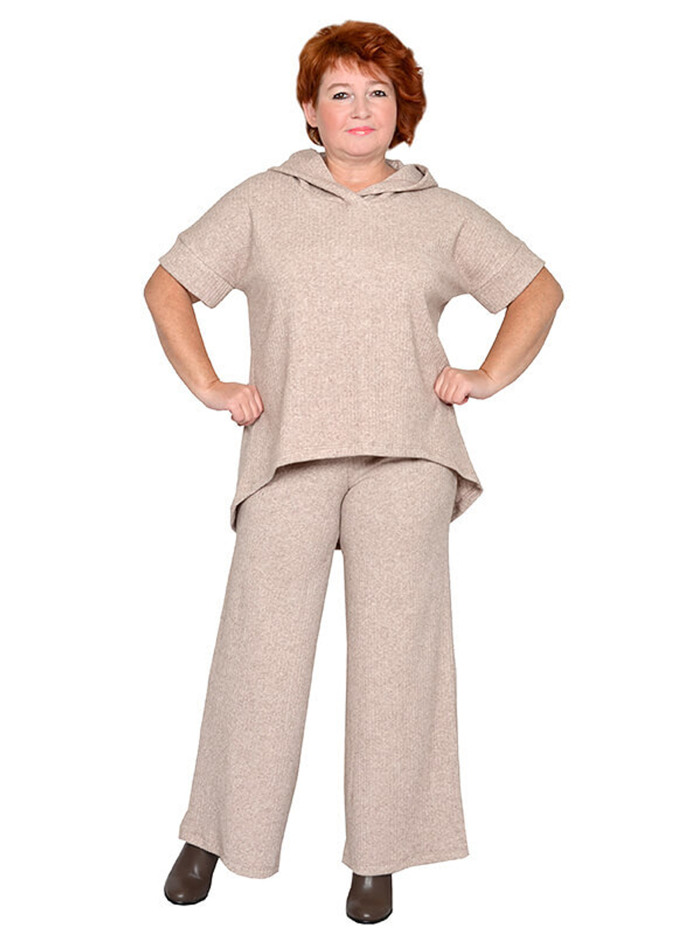 Накидка с капюшоном Морозное утро