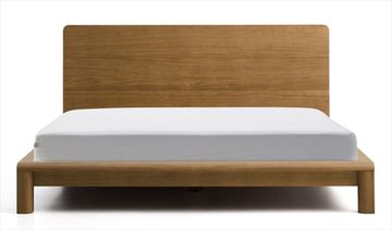 Кровать Arelida La Forma из дуба со светло-коричневой отделкой 160 x 200 см
