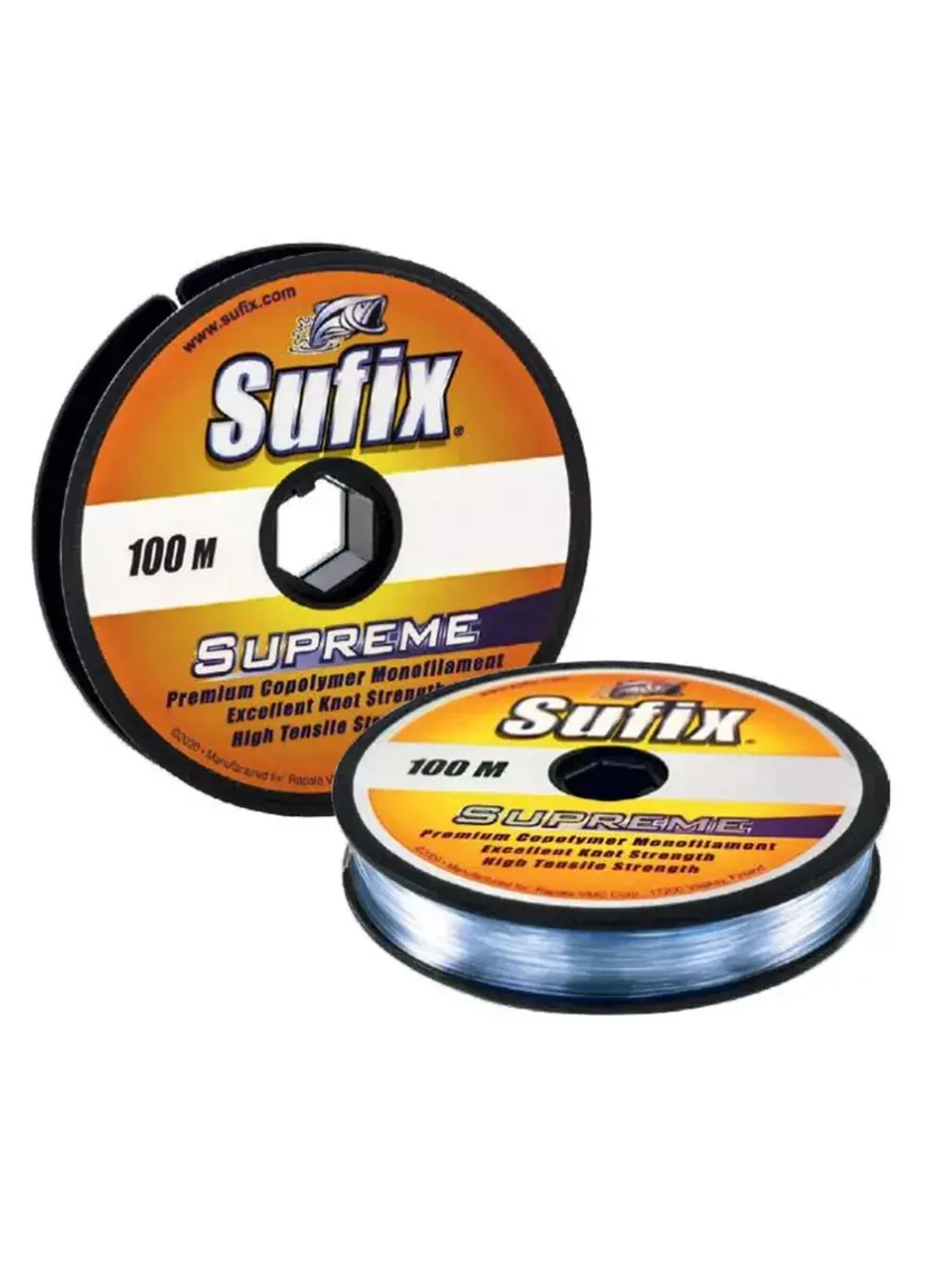 Леска монофильная Sufix Supreme 100 м 0.90 мм 50 кг (1ш)