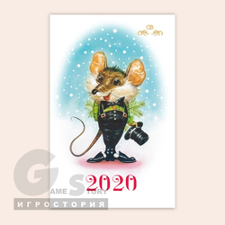 Крыса джентльмен символ 2020 года