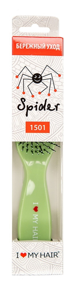 Щетка ILMH "Spider Classic" 1501 зеленая глянцевая M