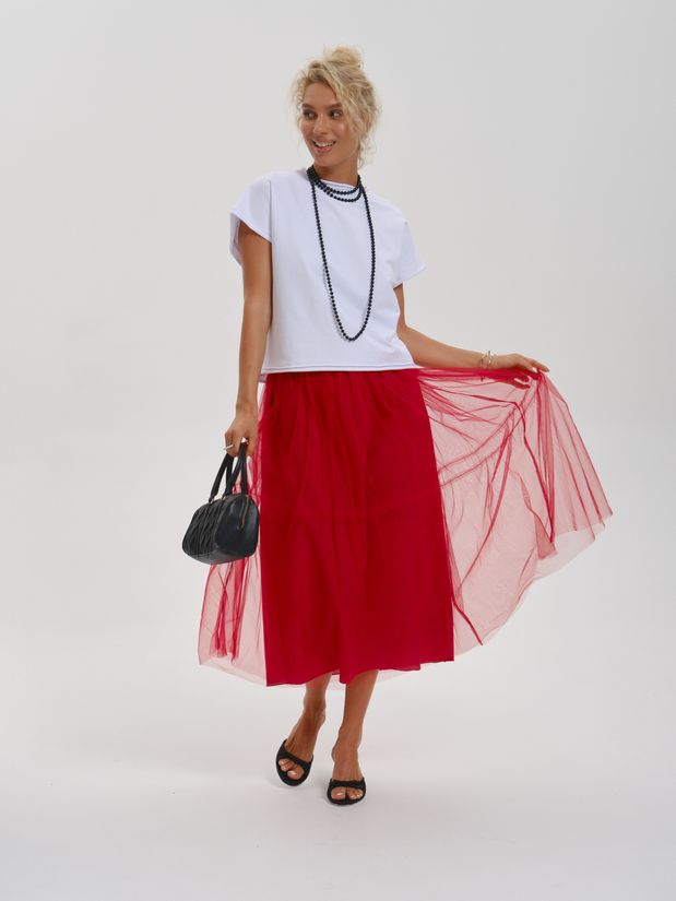 Футболка жилетка, белая