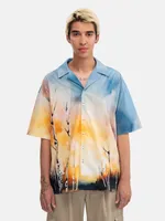 Рубашка Яндекс Гавайская желтая