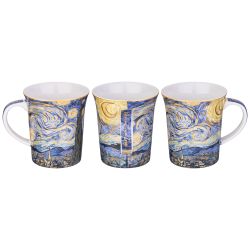 КРУЖКА LEFARD "ЗВЁЗДНАЯ НОЧЬ" (В. ВАН ГОГ) 420 МЛ (КОР=36ШТ.)
