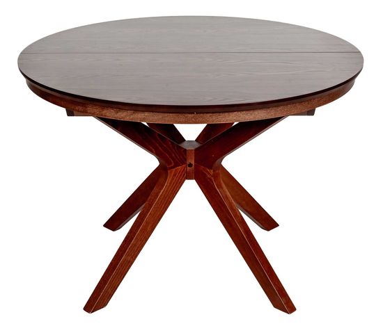 Стол VERONA 1100 CV с круглой столешницей, шпон американский орех