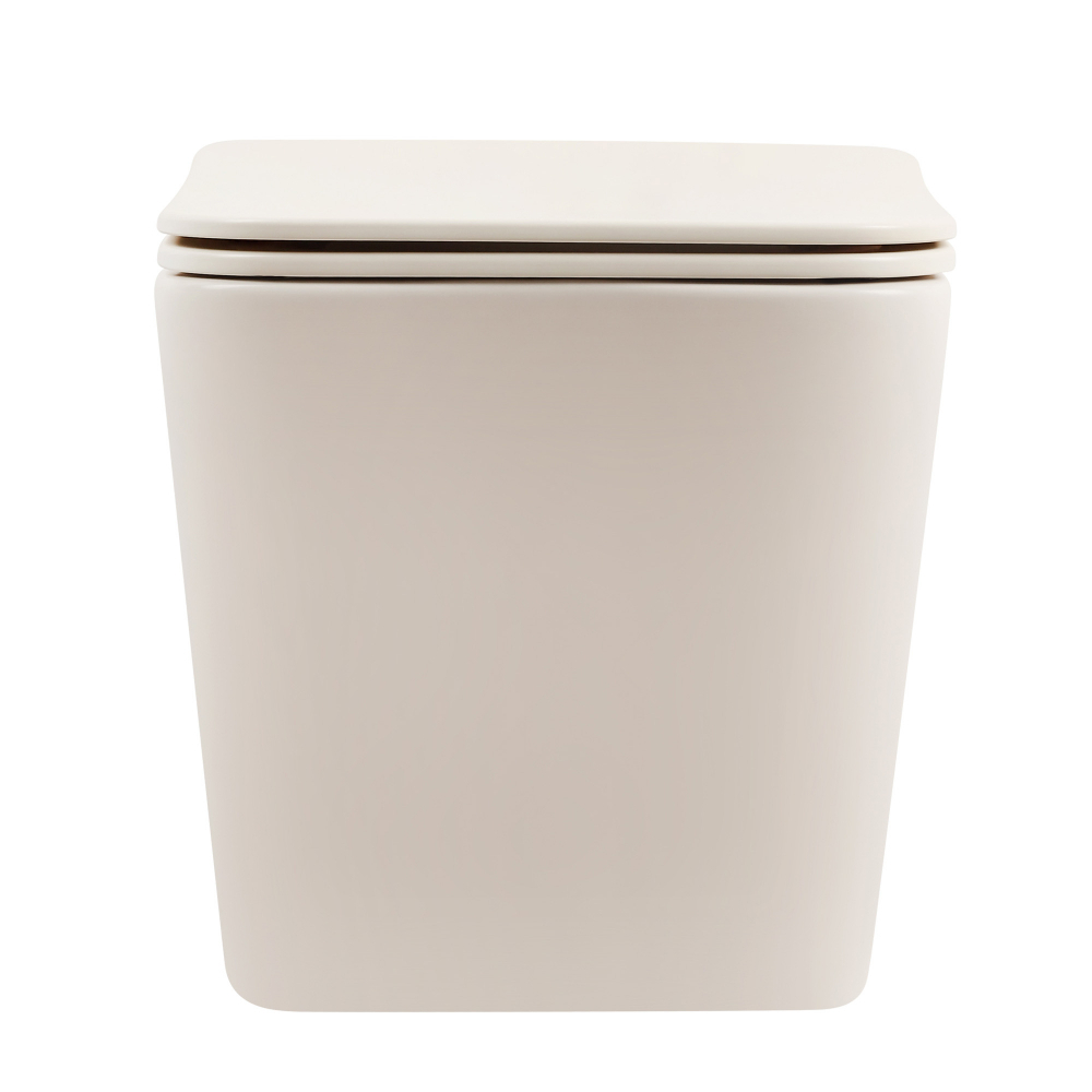 Унитаз ABBER Rechteck AC1201MBE подвесной светло-бежевый матовый, безободковый