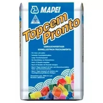 Mapei Topcem Pronto готовый состав для стяжки 25кг