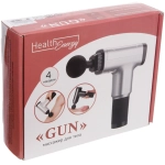 Массажер для тела «Gun», 4 насадки (пистолет мышечный ударный), 220В