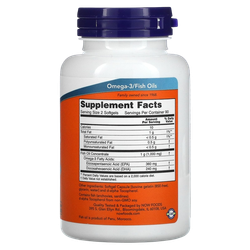 Now Foods Omega-3 Mini Fish Oil 180 Softgels , Омега 3 Мини Капсулы
