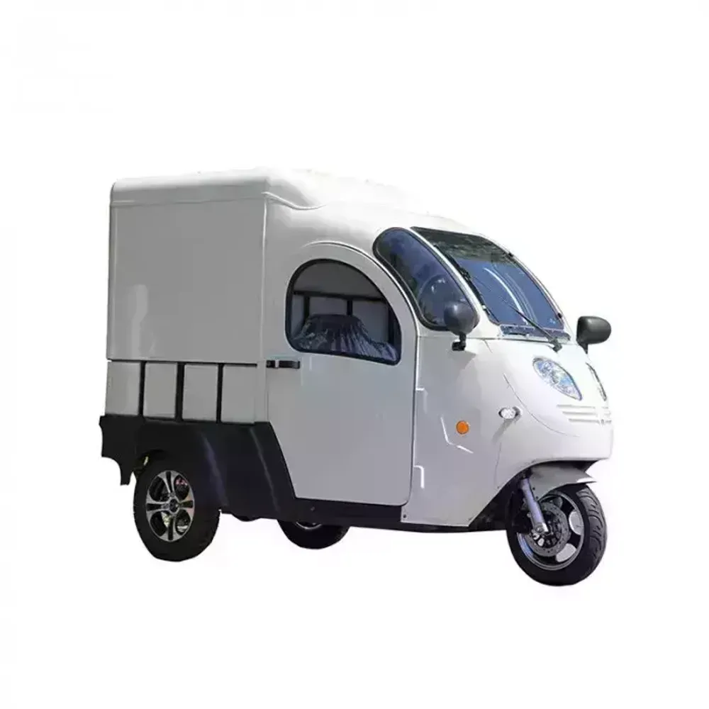 Трицикл грузовой GreenCamel Тендер 5 (72V 2500W) закрытые кабина и кузов
