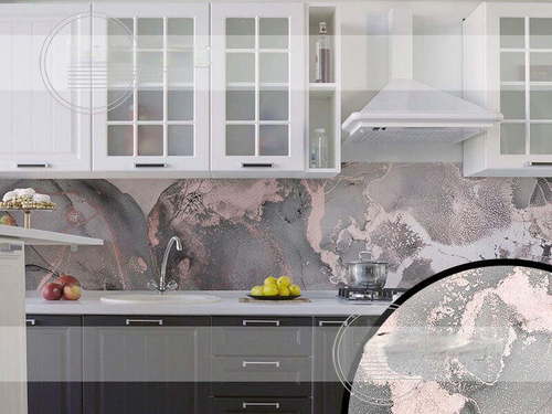 Кухонный фартук Вуаль (Ф-294) 3000х600 мм