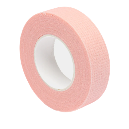 Скотч из нетканного материала с перфорацией персиковый