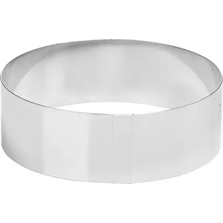 Кольцо кондитерское сталь нерж. D=120,H=45мм металлич