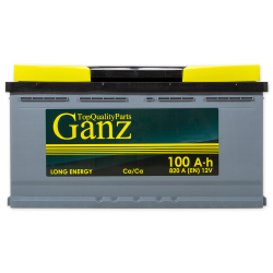 Аккумулятор GANZ Standart 100 А/ч обратный R+ 353x175x190 L5 EN 820 А