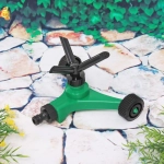 Разбрызгиватель «Всплеск» горизонтальный, круговой, 3 лейки, на колесах ДоброСад