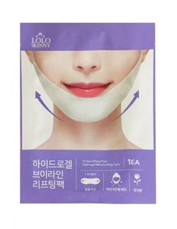 LOLO SKINNY Лифтинг-маска для зоны подбородка V-line Lifting Pack Hydrogel Moisturizing Care 7 gr
