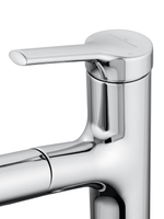 Смеситель для раковины с выдвижным изливом WONZON & WOGHAND, Хром (WW-A40862-CR)