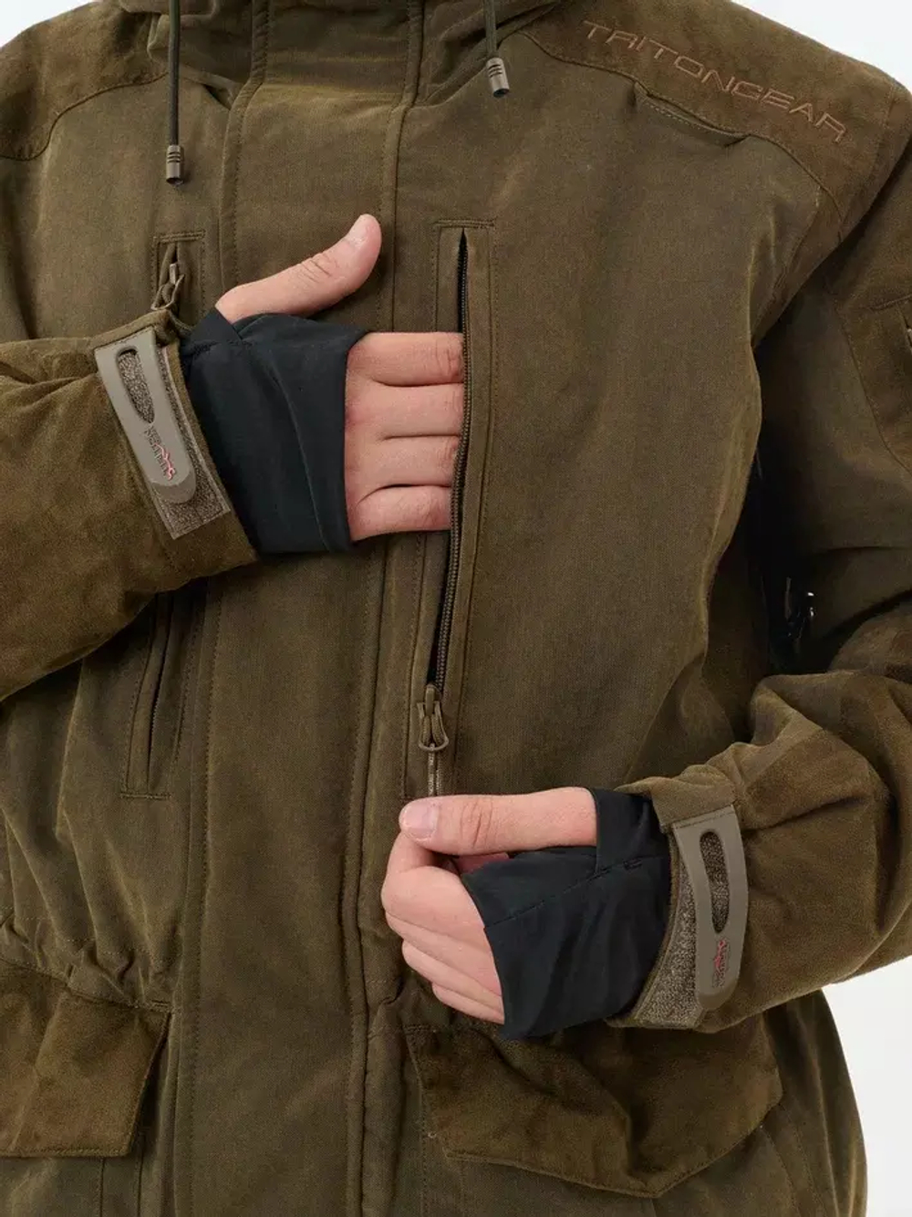 КОСТЮМ С ПОЛУКОМБИНЕЗОНОМ "HUNTER PRO" (Норвегия/Коричневый  ) -45