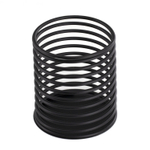 Подставка-стакан д/канцтоваров, Alingar, металлическая, форма пружинки, черный