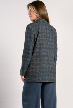 Жакет женский 4031АП, клетка #406Кла044031АП