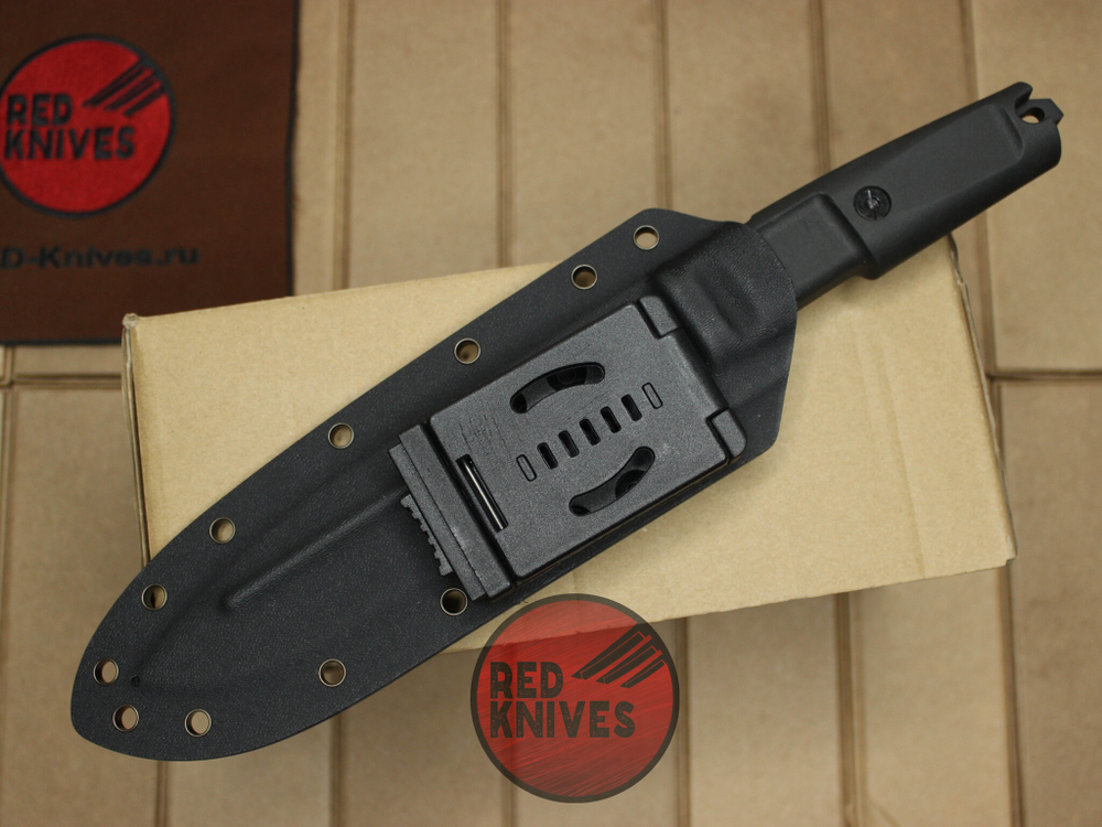 Нож Extrema Ratio Dobermann IV Classic - черная рукоять, сатин клинок