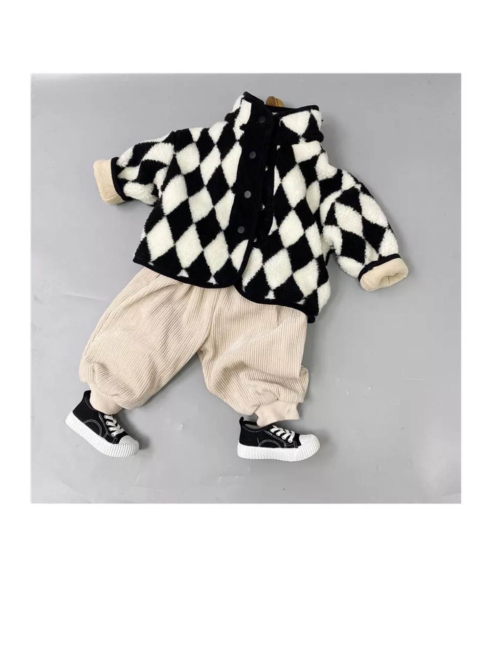 Пальто тедди демисезонное