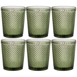 НАБОР СТАКАНОВ "ГРАНАТ" ИЗ 6ШТ. СЕРИЯ "MUZA COLOR" 280МЛ. / В=10 СМ (КОР=6НАБ.)