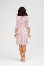 Халат Ангелина (44-56) Serenada роза (Акция)