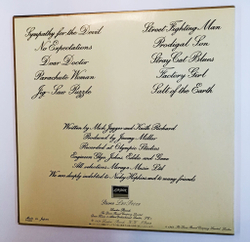Винтажная виниловая пластинка LP Rolling Stones Beggars Banquet (Japan 1981) (No Obi)