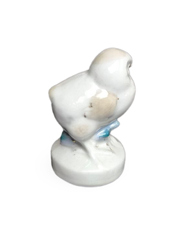 Фарфоровая статуэтка "Цыпленок", СССР, Гжель, 1950 - 1960гг.