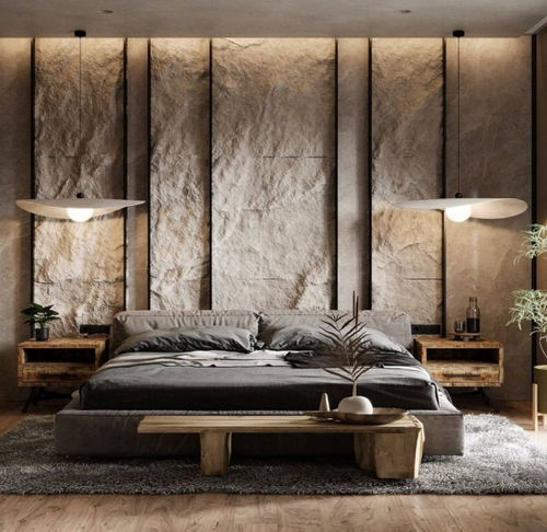 Декоративная панель СКАЛА из полиуретана ROCK STONE 1200х600х56mm