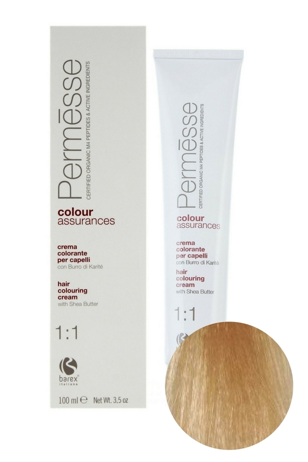 11.03 Ультра светлый блондин натуральный золотистый PERMESSE