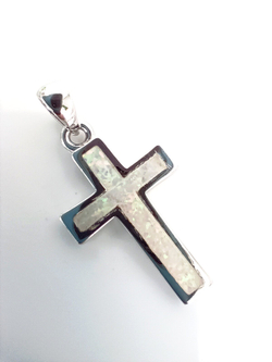 Подвеска Эстерелла, серебро 925 проба, родирование, опал синтетический/Ф